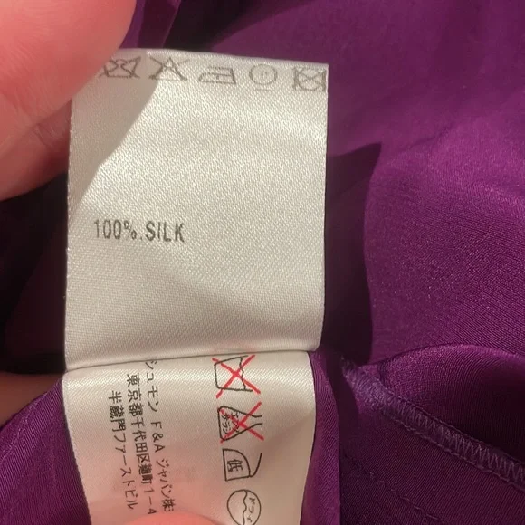 Chloe silk purple shirt - Picture 5 of 5